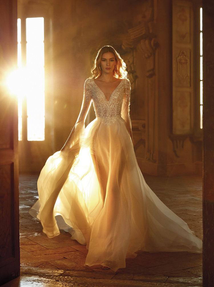 AYR Organza Lace Beads Dress Shapewear