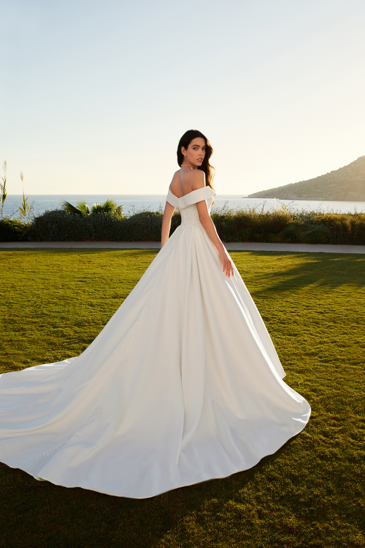 Chensey Gown Lace Up Back