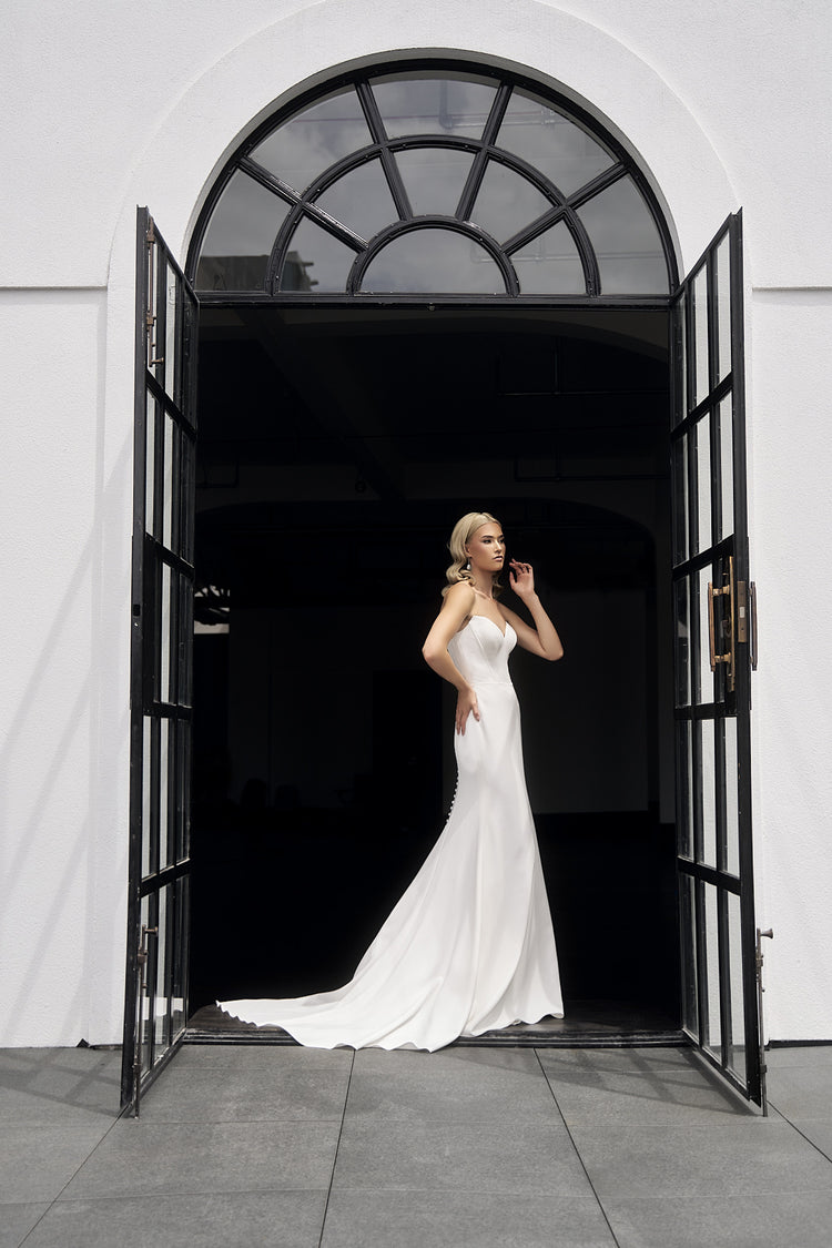 Amelia Gown with sleeves