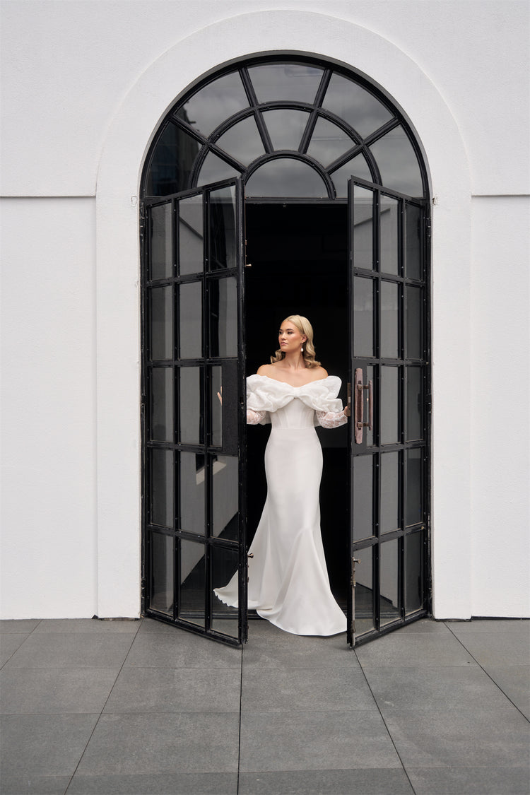 Amelia Gown with sleeves