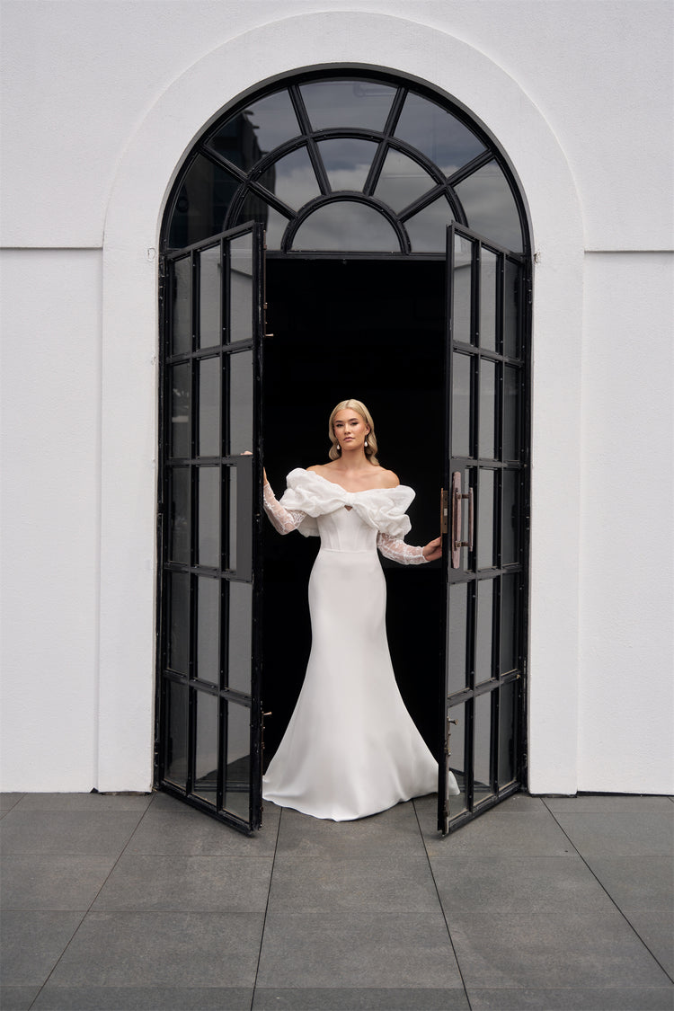 Amelia Gown with sleeves