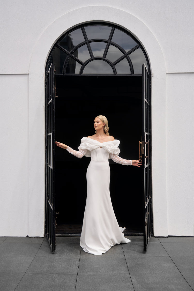 Amelia Gown with sleeves