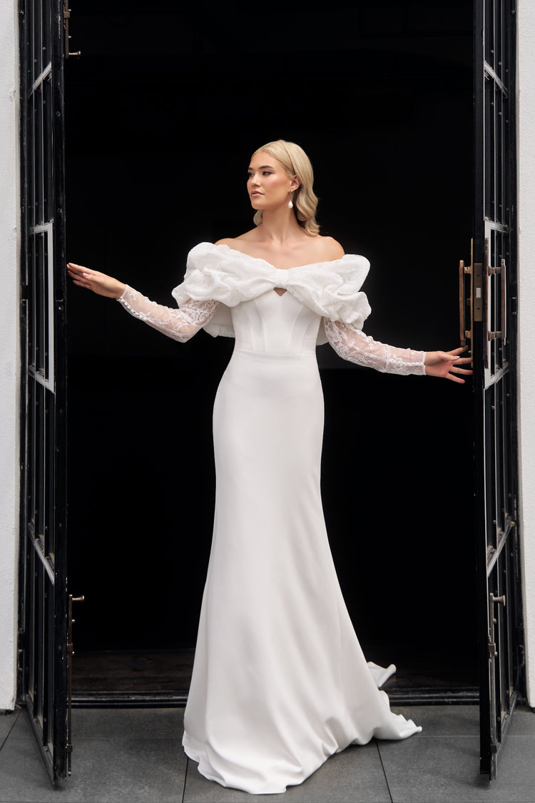 Amelia Gown with sleeves