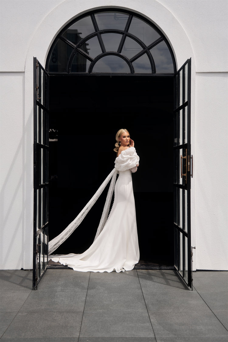 Amelia Gown with sleeves