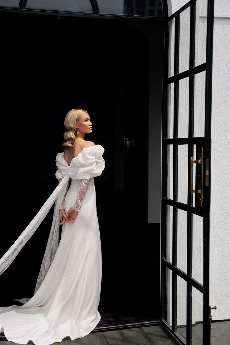 Amelia Gown with sleeves