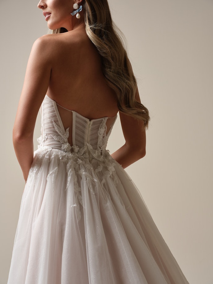Arden Sparkle Tulle with Sleeves