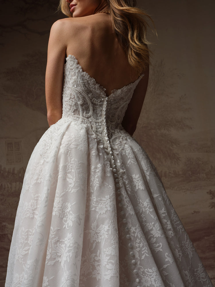 Ryland Unlined Bodice Sparkle Tulle