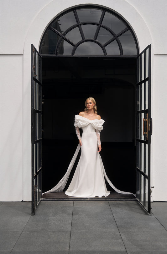 Amelia Gown with sleeves