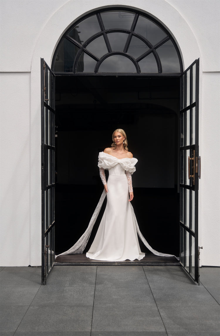 Amelia Gown with sleeves