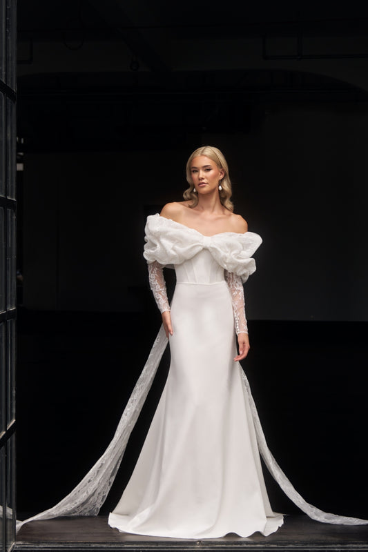 Amelia Gown with sleeves