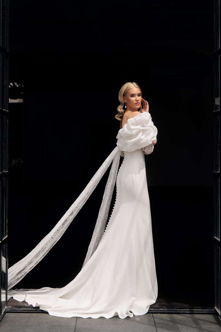 Amelia Gown with sleeves