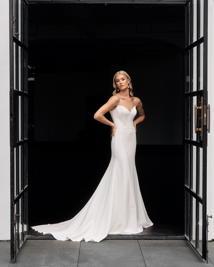 Amelia Gown with sleeves