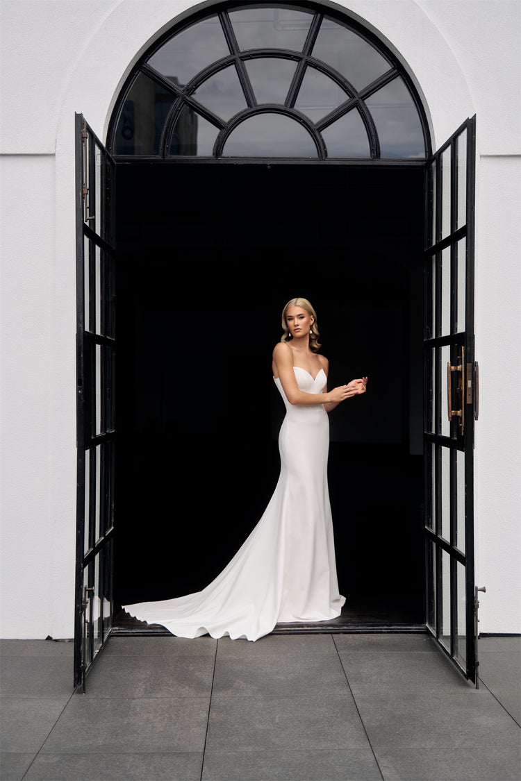 Amelia Gown with sleeves
