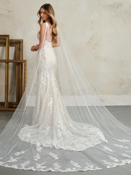 Admina Floral Glitter Tulle No Orders