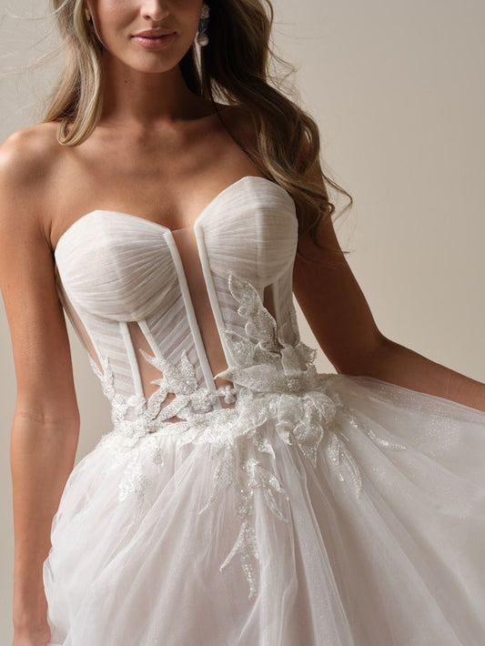 Arden Sparkle Tulle with Sleeves