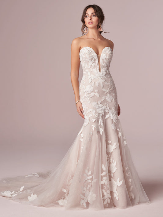 Hattie Gown and Cap Sleeve