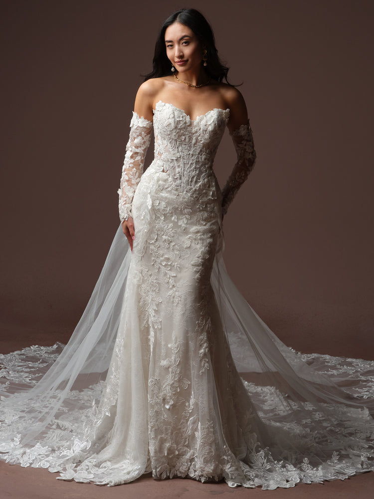 Estelle Unlined Bodice Chantilly Lace