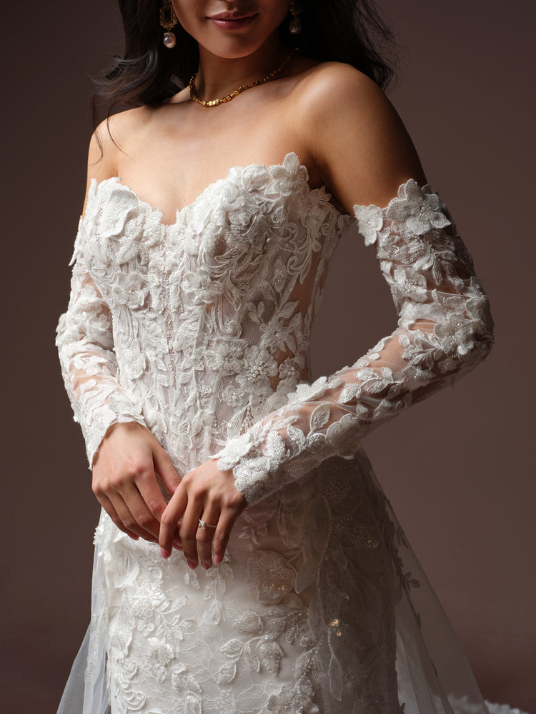 Estelle Unlined Bodice Chantilly Lace