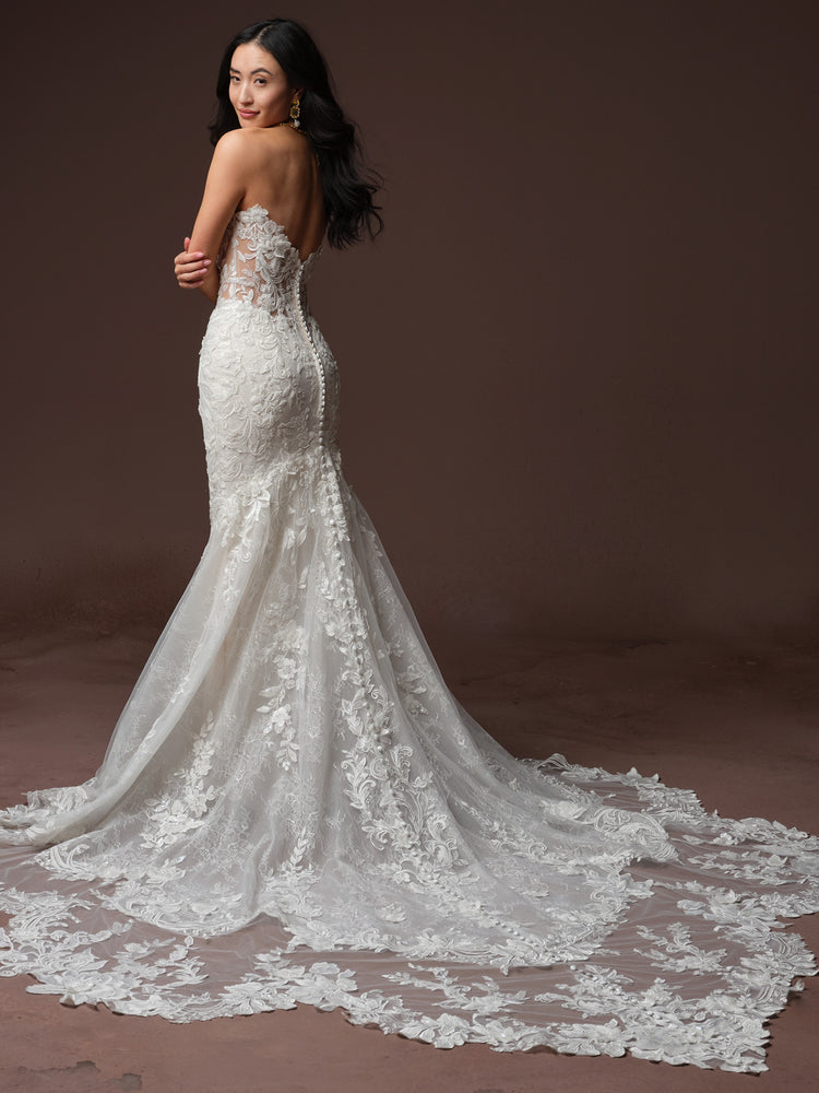 Estelle Unlined Bodice Chantilly Lace