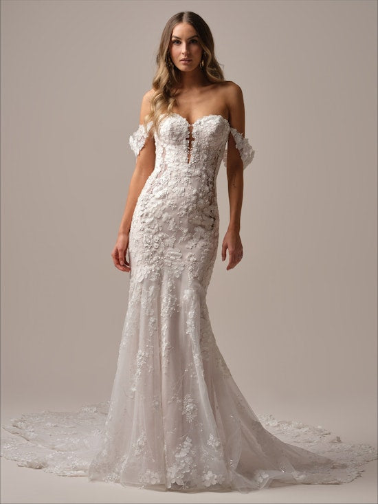 MALONE Unlined bodice Plain Tulle
