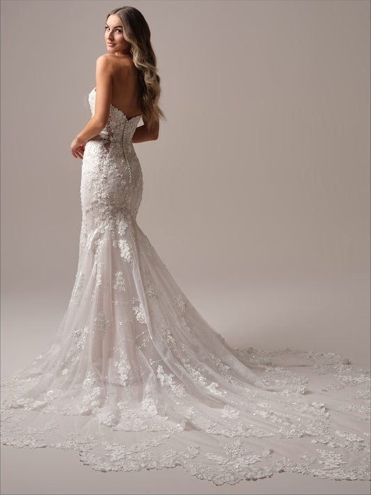 MALONE Unlined bodice Plain Tulle