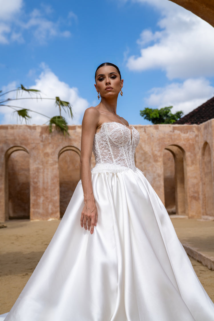 Sasha Lace Up Detachable Hip Petticoat